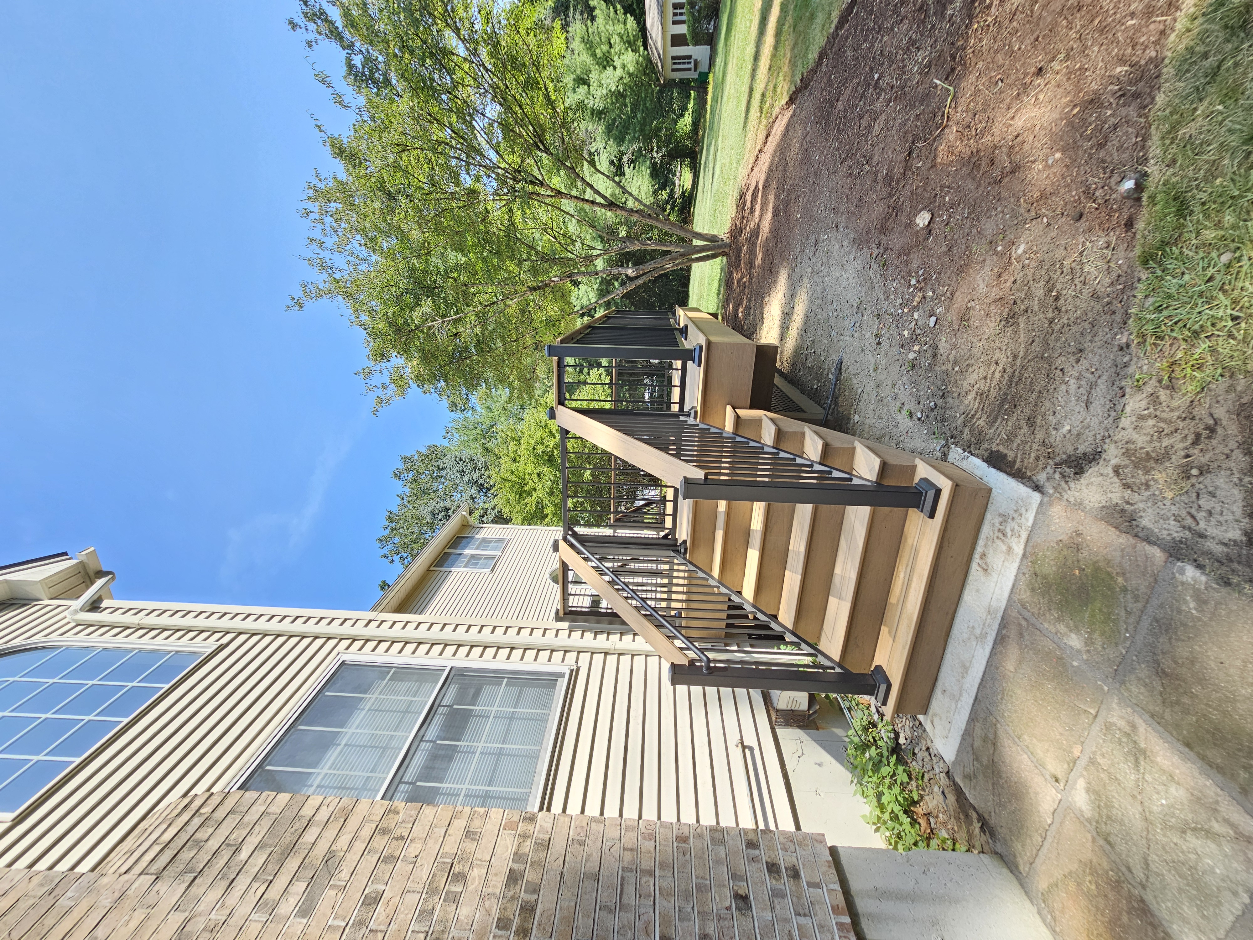 Custom outdoor deck construction with quality materials and expert craftsmanship