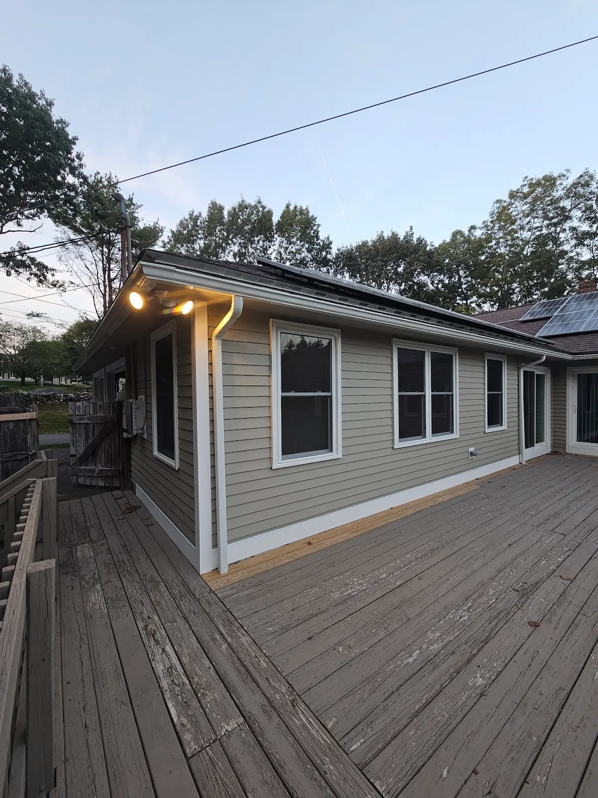 Patio door installation creating seamless indoor-outdoor connection